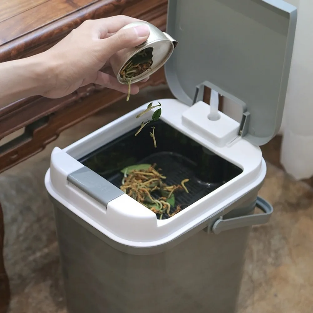 

Leak-Proof Tea Residue Bucket Easy To Clean Plastic Tea Set Accessories Separable Big Capacity Tea Table Waste Water Bucket