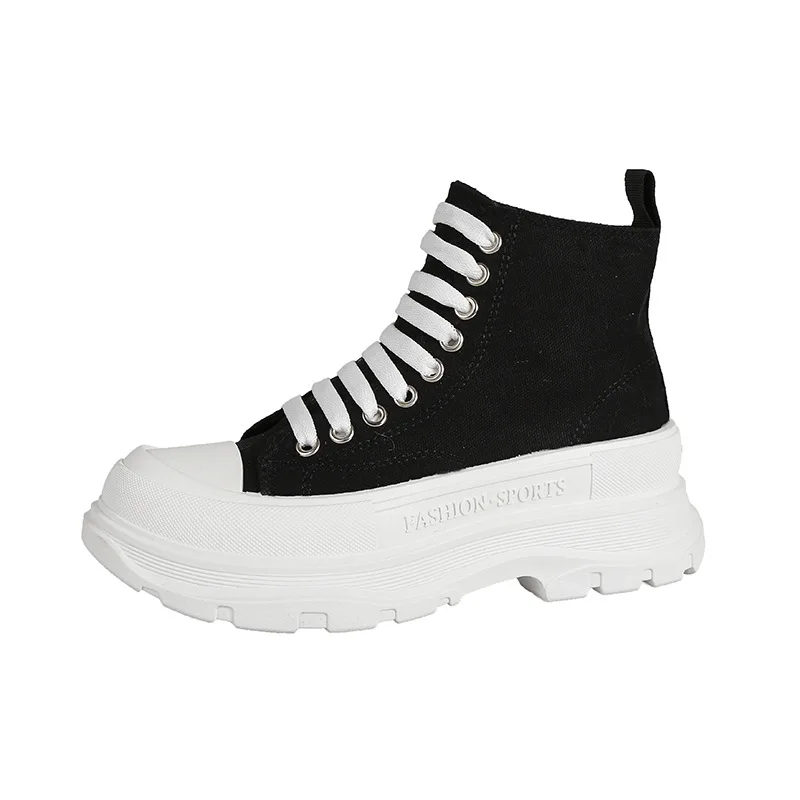 Neuheiten Männer Vulkanisierte Schuhe Designer Dicke Sohle Plattform Turnschuhe Chunky Schuhe Männlichen Leinwand Casual Turnschuhe Tenis Masculino