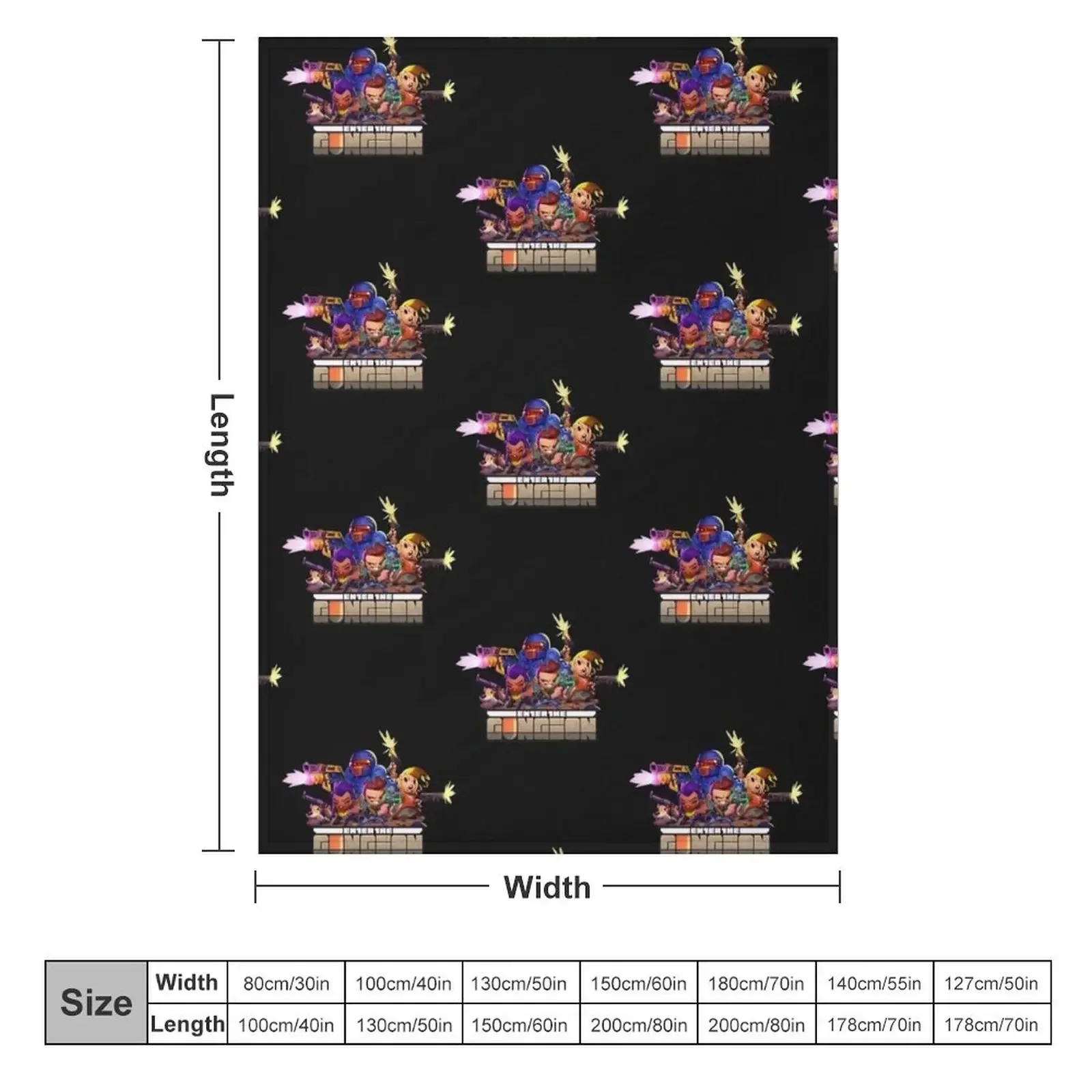 Retro The Gungeoneers - Enter The Gungeon Throw Blanket For Sofa Thin Soft Beds Blankets