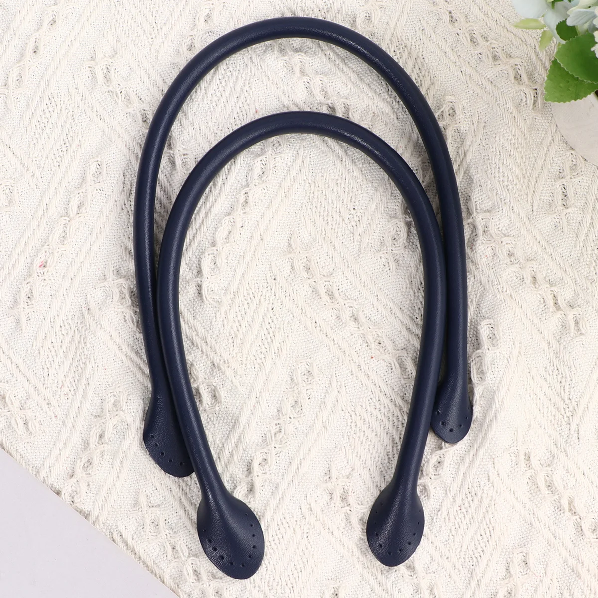 

1Pair 40Cm Bright Color Handbag Strap Replacement Thicken DIY Sewing Tote Bag Handle for Shoulder Bag Small Pouch Dark