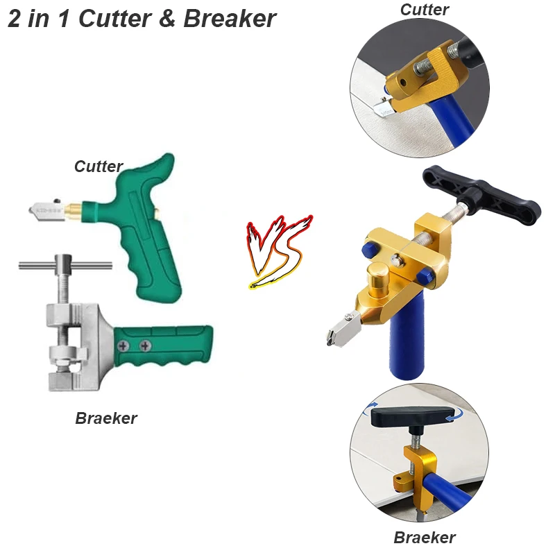 Ceramic Cutter Glass Tile Breaker Knife Wheel Diamond Roller Machine Opener Cutting Hand Held Tools Accessories With Nozzles