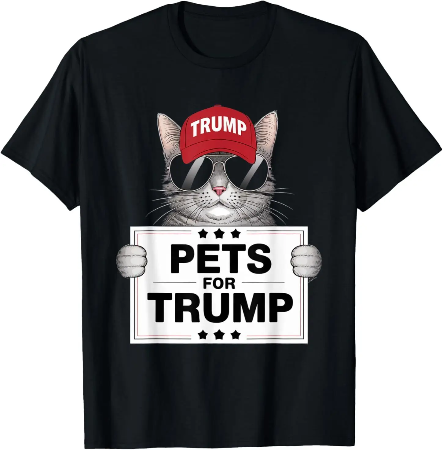 

Футболка THEY ARE EATING THE CATS TRUMP 2024 SAVE OUR PETS