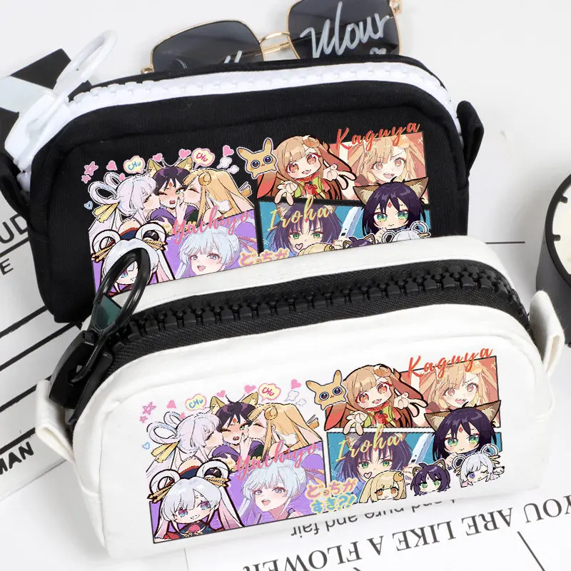 Anime Cosmic Princess Kaguya Pencil Case Sakayori Iroha Cosplay Pen Bag Cartoon Pencil Box Cosmetic Storage Bags Christmas Gift