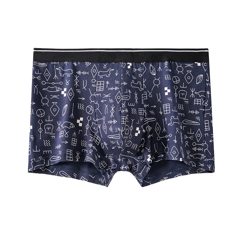 4Pcs Boxer Shorts Men\'s Underwear Sexy Panties Cotton Boxers Man Underpants Male Shorts Homme U Convex Lingerie High Quality