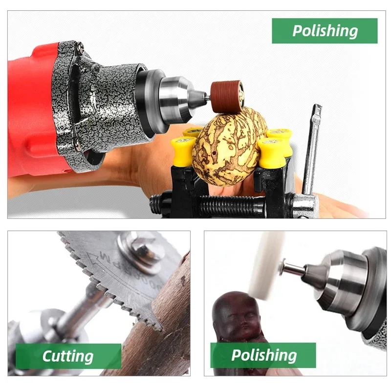 Diy Mini Electric Drill Metalworking Drilling Machine Polishing Engraver Electric Wood Machine Power Tools Grinding Wheel