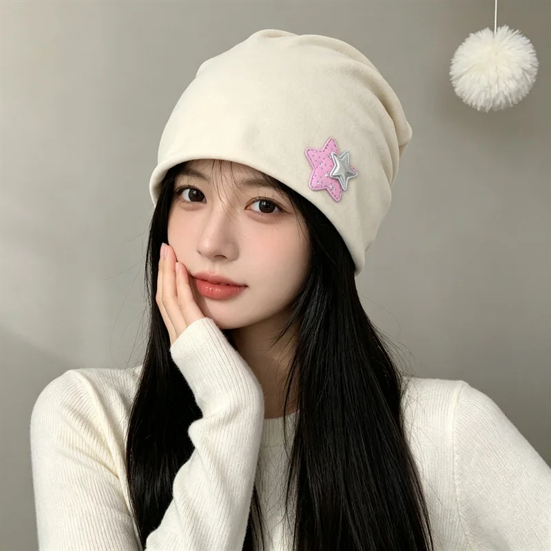 Postpartum Sleep Cap Women's Spring Autumn Thin Large Head Circumference Pregnant Women after Delivery Four Seasons Cold Cap