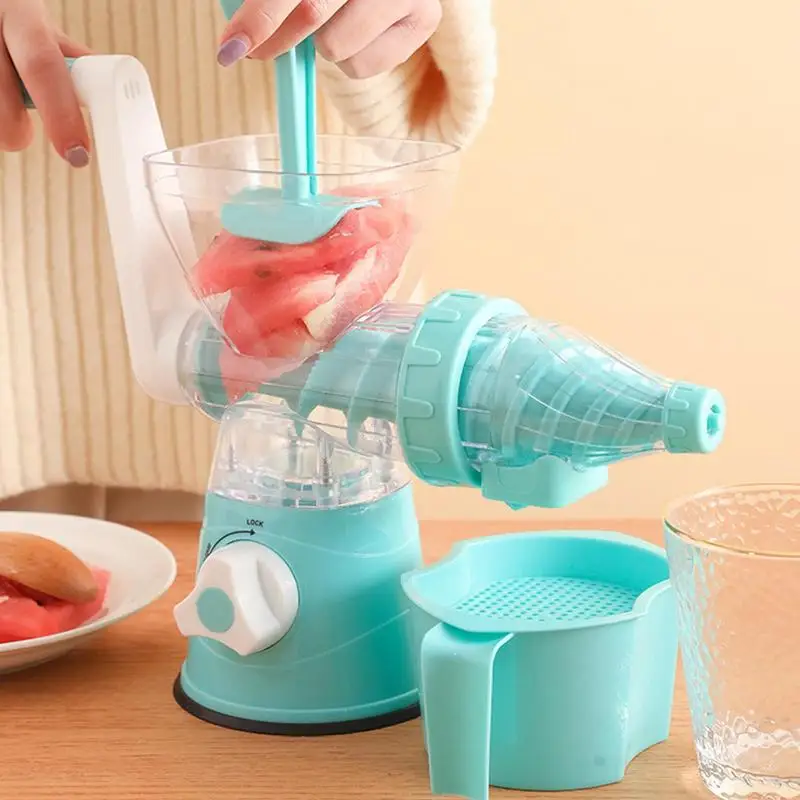 Manual Juicer Food Grade Citrus Juicer Silicone Bottom Space Saving Easy Carrying Juicer Kitchen Gadget Manual Juice Extractor