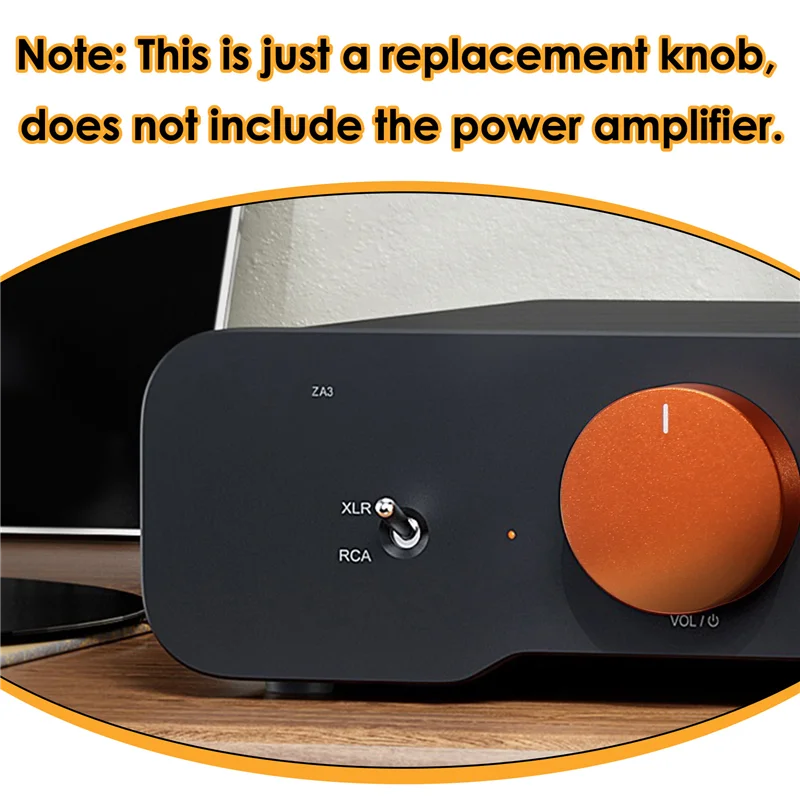 

CABE-1Pcs Сменная ручка регулировки громкости усилителя для усилителя Fosi Audio ZA3