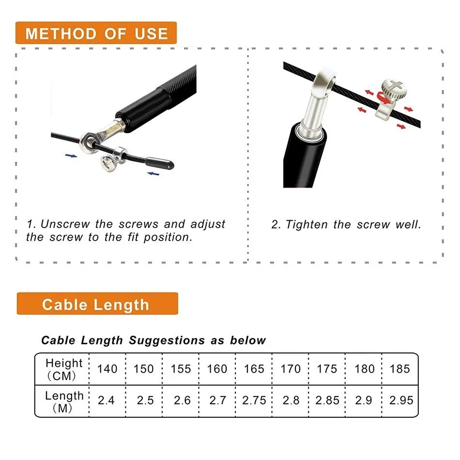 WorthWhile Crossfit Jump Rope Professional Speed Bearing Skipping Fitness Workout Training Equipement MMA Boxing Home Exercise 