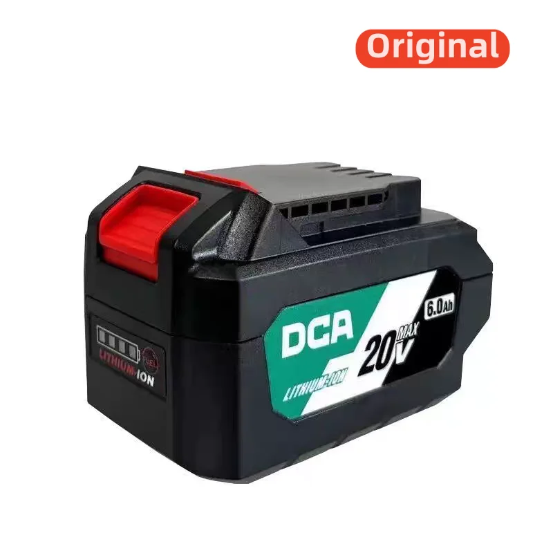 

100% Оригинальный аккумулятор 4Ач 6Ач для электроинструментов Dongcheng DCA 20V Max FFBL2040: гайковерт, угловая шлифмашина, ударная дрель, цепная пила