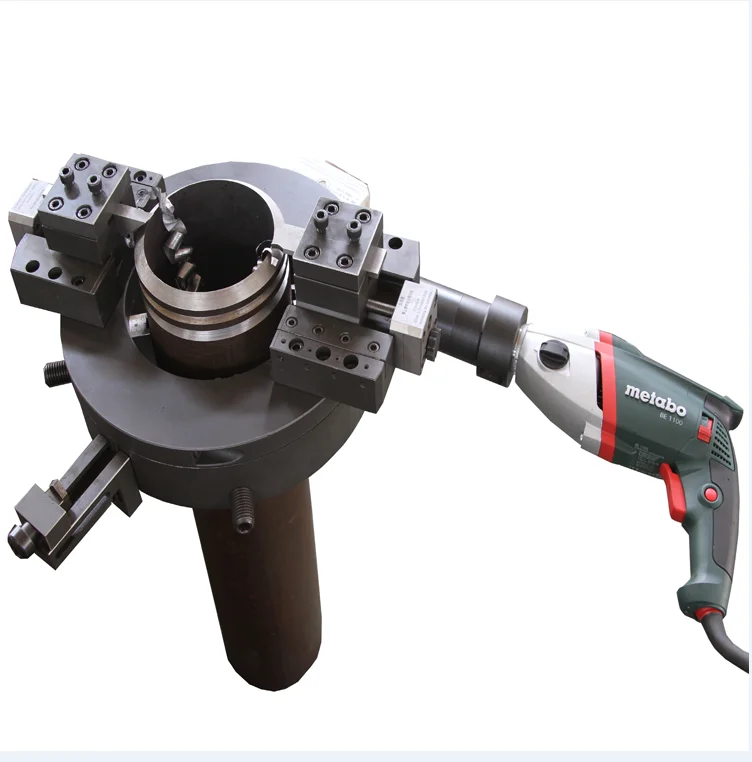 Portable Pipe Cutting Beveling Machine for Split Frame Flange End Face Bevel