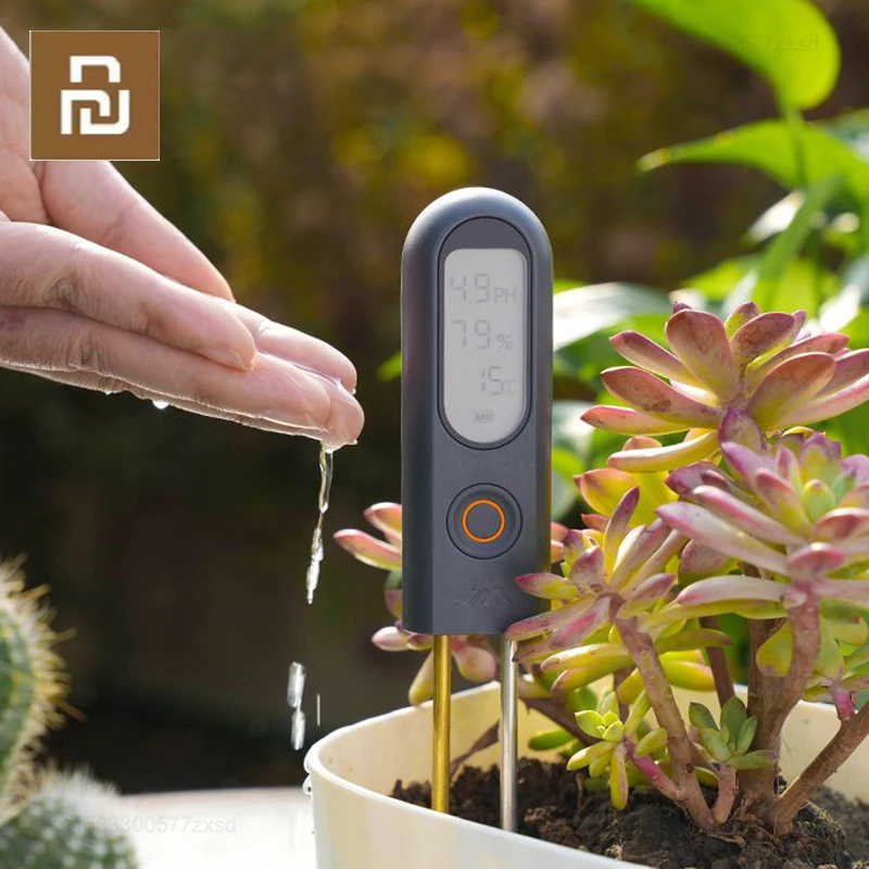  JIMIHOME Soil ph Value Detector Measure Soil Nutrient Moisture Content Humidity Meter Sensor Soil Measuring Instrument