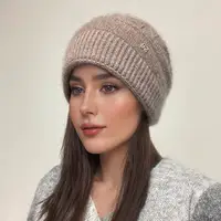 New Women Winter Hat Warm Ear Protection Knit Hats Thicken Woolen Double Layer warm Caps Elderly All-Match Cold Windproof Hats - Image 3