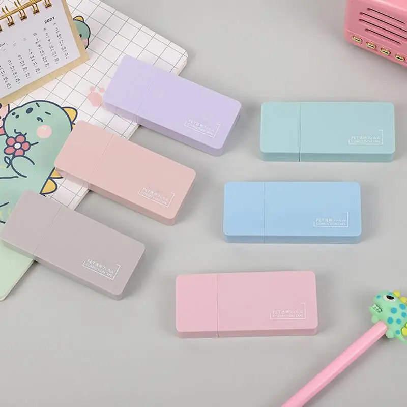 شريط أبيض 6X شريط تصحيحي أداة توزيع فورية مع عدم وجود وقت تجفيف للطلاب واللوازم المنزلية المدرسية