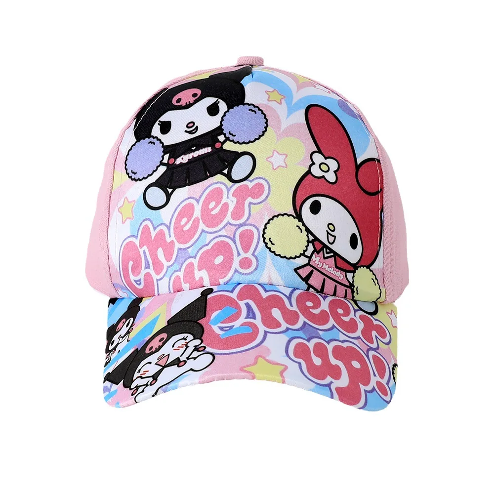 Sanrio Hello Kitty Melody Cool Hat Sun Hat Cute Kawaii Multi-Color Summer Sunscreen and Windproof Outdoor Equipment for Children