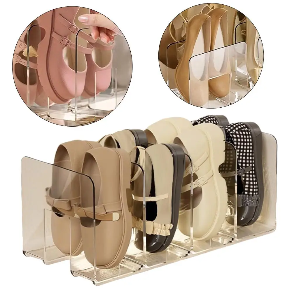 2 قطعة صندوق أحذية الأطفال للاستخدام المنزلي خزانة خذاء مساحة تخزين توفير رف أحذية الطفل من الأكريليك الشفاف صندوق تخزين #2