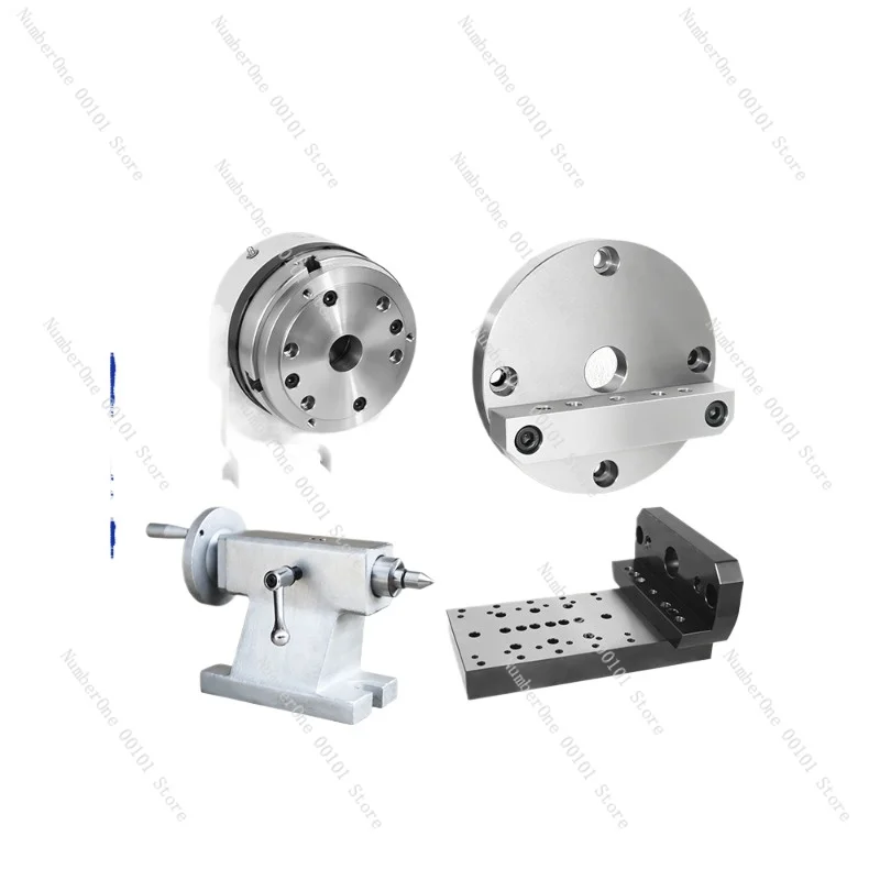 Four-Axis CNC Turntable Air Brake Disc Tailstock Single Bilateral Bridge Plates L-Shaped Block