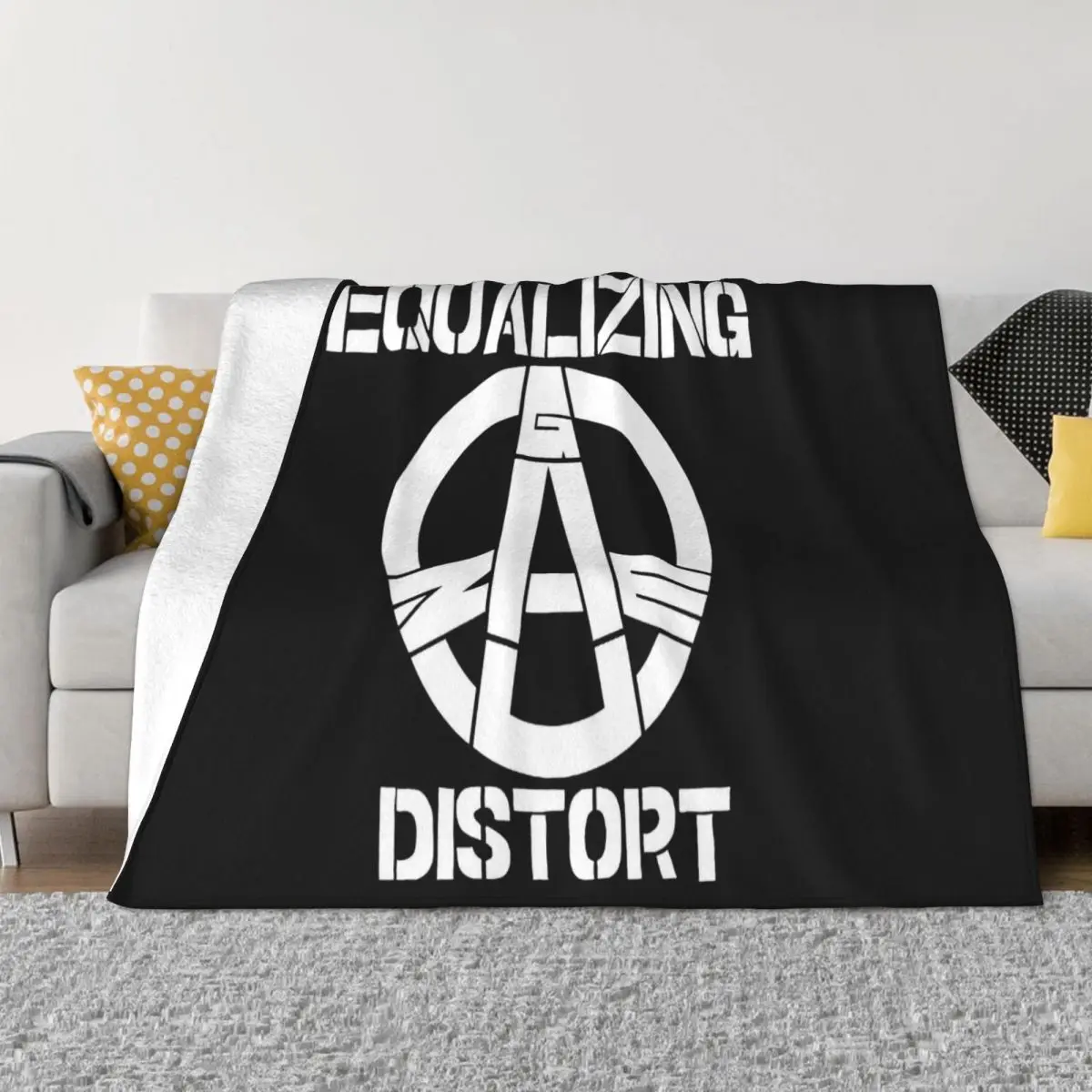 Gauze Equalizing Distort Music Hardcore Punk Japan The Stalin Gism R148 Beautiful Teenage Music Logo Throw Blanket