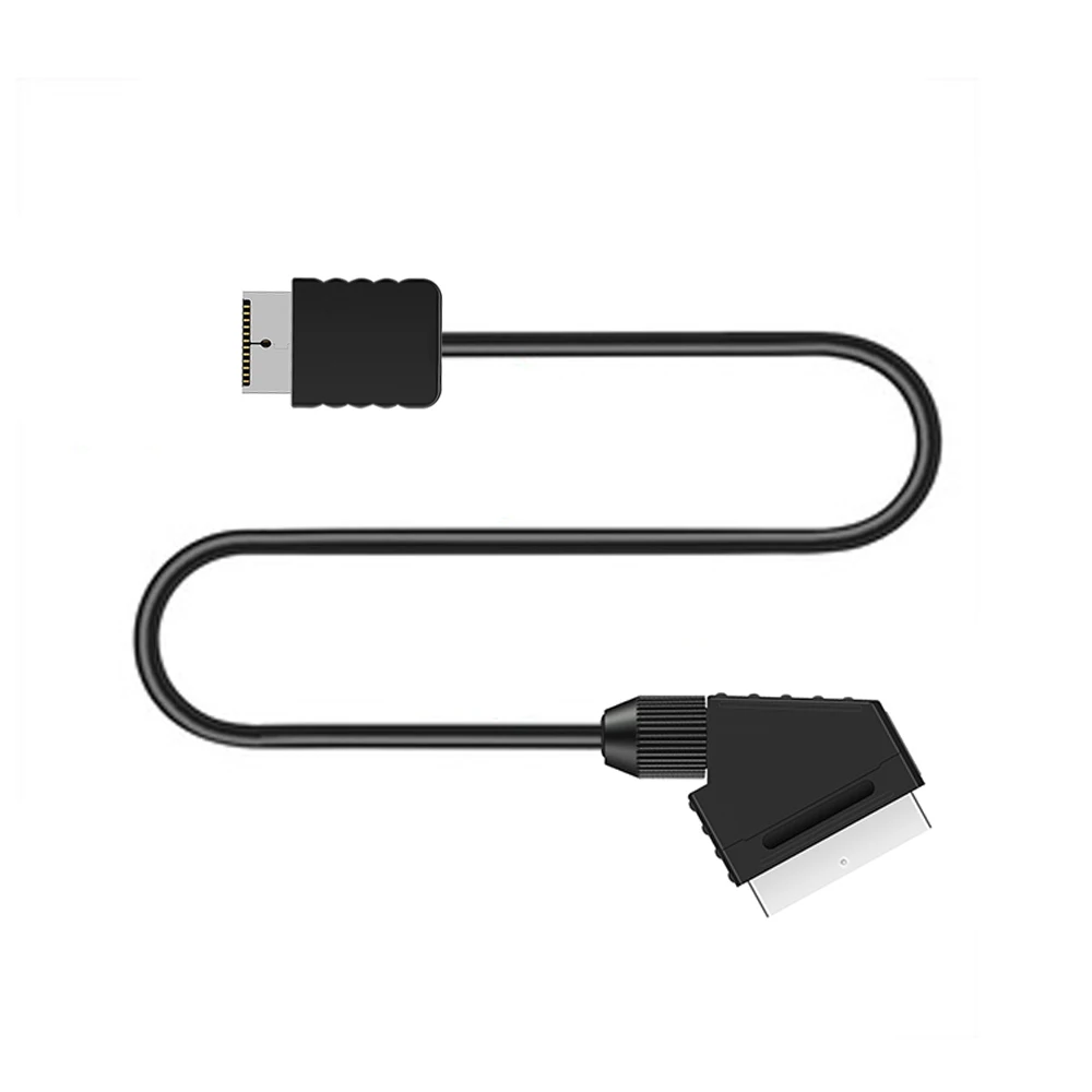 Cable SCART RGB Real de repuesto, cable de conexión AV para TV, consolas Playstation PS1 PS2 PS3 Slim PAL NTSC