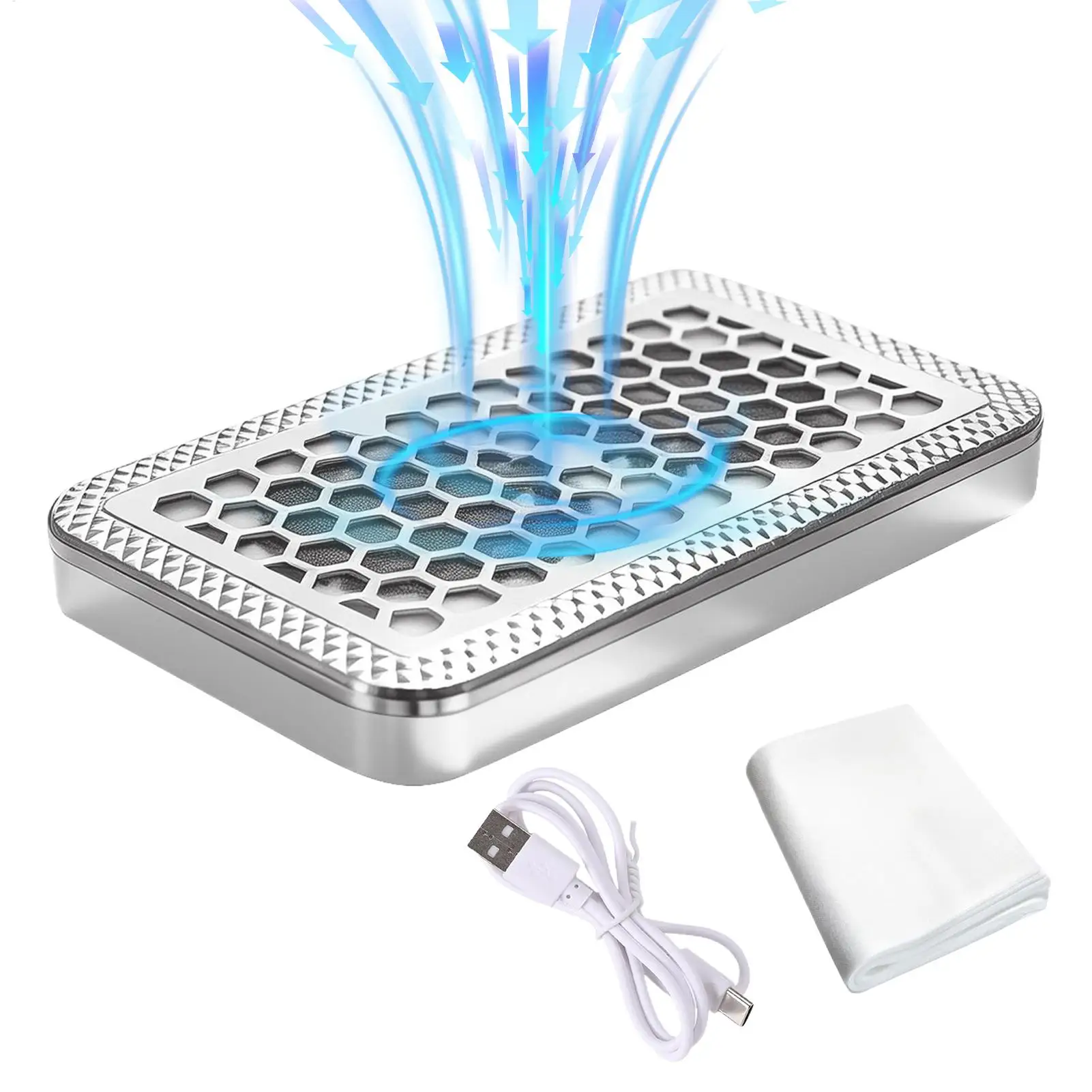 

Nail Dust Collector Powerful USB Charging Nail Vacuum Cleaning Tool for Home Salon Studio Acrylic Gel Dip Powder Manicure