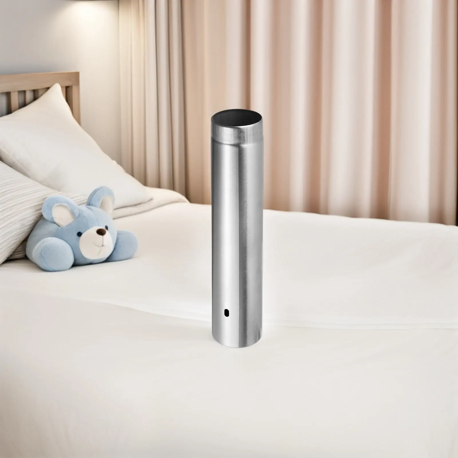 2Pcs Birth Certificate Holder Tube Stainless Steel Document Organizer Cylinder Waterproof Tube for Travel Home 13.78x1.38 Inch