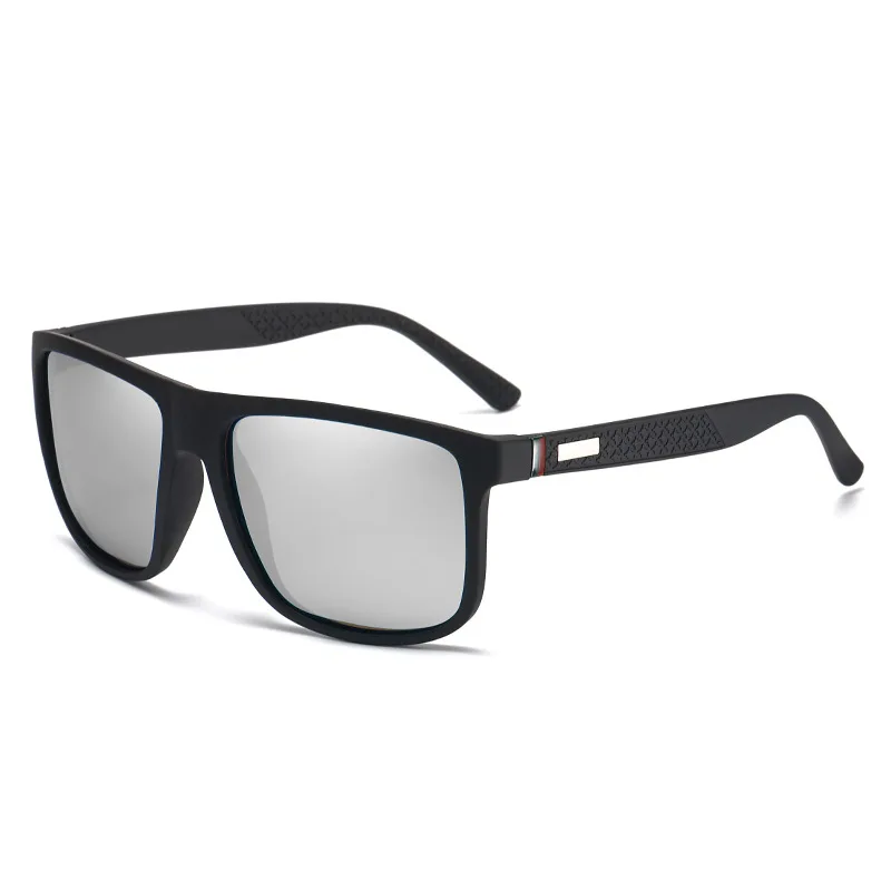 Okulary przeciwsłoneczne w stylu vintage, kwadratowe, polaryzacyjne, męskie i damskie, luksusowa marka, designerskie okulary męskie do jazdy samochodem, wędkowania, ochrona UV400, okulary męskie. — zdjęcie 5