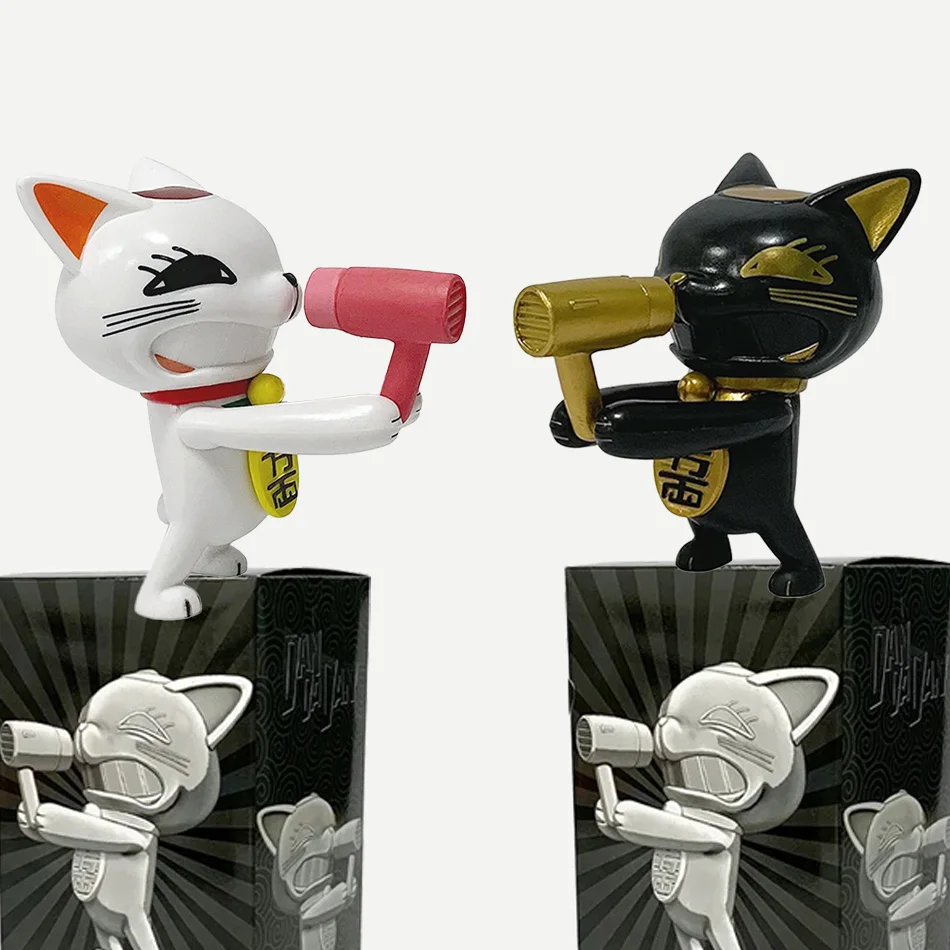 New Anime Dandadan Figure Turbo Granny The Lucky Cat Model toy doll Aciton Figure Desktop Car Ornaments Tea Pet