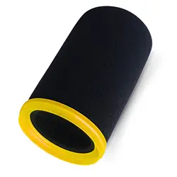 SM7B Windscreen with Yellow Seal Collar for Shure SM7B SM7dB, MV7, MV6 Microphone Cover - Noise-Reducing Foam Filter Covers