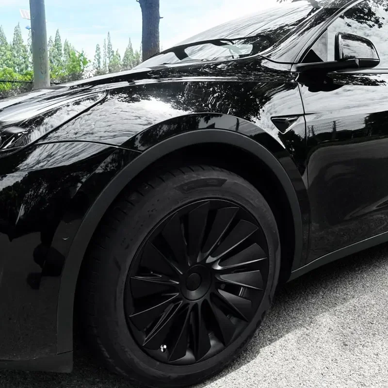 4PCS HubCap Performance Automobile Replacemen Hub cap Full Rim Cover Accessories Wheel Caps for Tesla Model Y 19 Inch 2020-2024