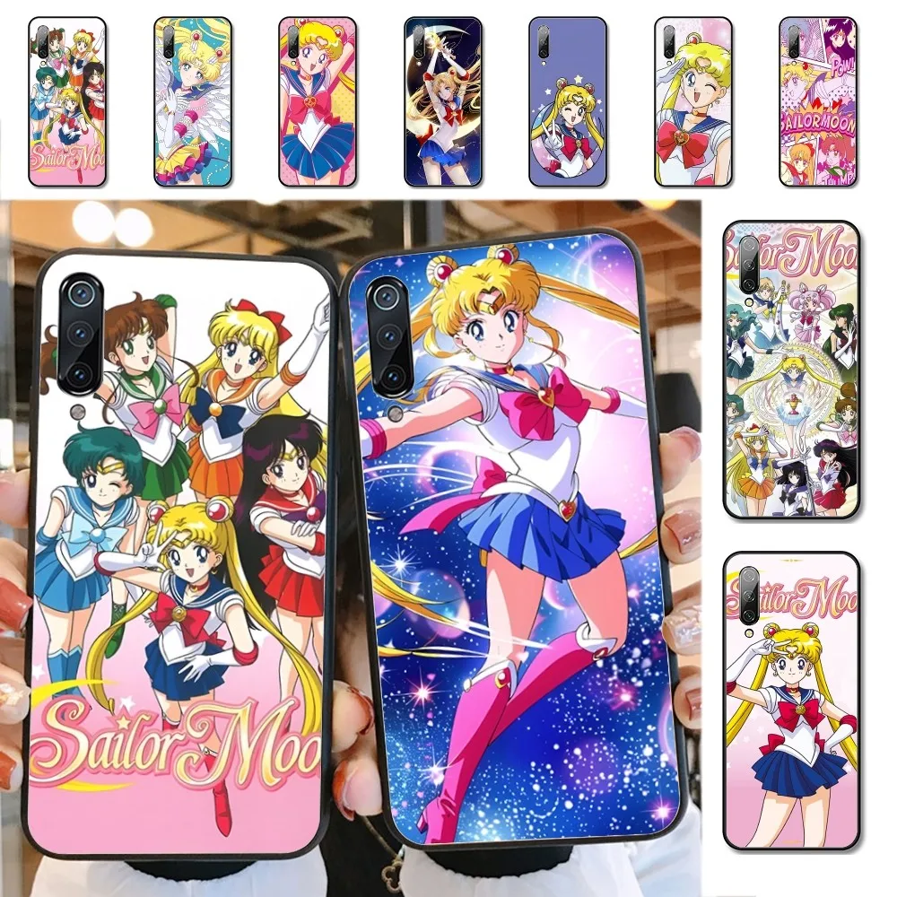 S-Sailor M-Moon Phone Case For Xiaomi Mi 5X 8 9 10 11 12 lite pro 10T PocoX3pro PocoM3 Note 10 pro lite