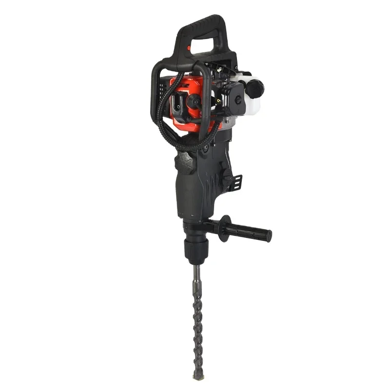 2 In 1 Multifunction Two Stroke Gasoline Powered Hammer Drill  for Rock Drilling Machine