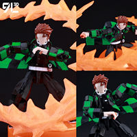 9L 3D Printed Demon Slayer Tanjiro Kamado Lucky Dummy 13 Movable Shapeshift Action Figures Mannequin Toys for Anime Fans