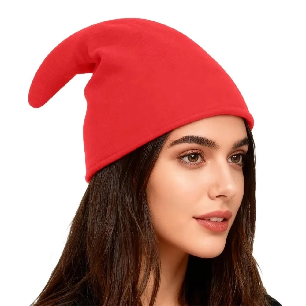 Funny Multi-Color Christmas Elf Hat Non-woven Elves Christmas Hat Xmas Show Prop Hat Show Performance