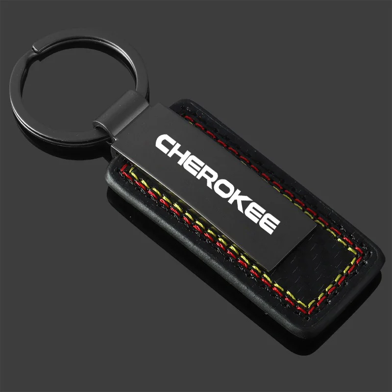 For Jeep Grand Cherokee Wrangler JL JK Renegade Compass Gladiator Patriot XJ Car Keyring Metal Laser Logo Keychain Accessories