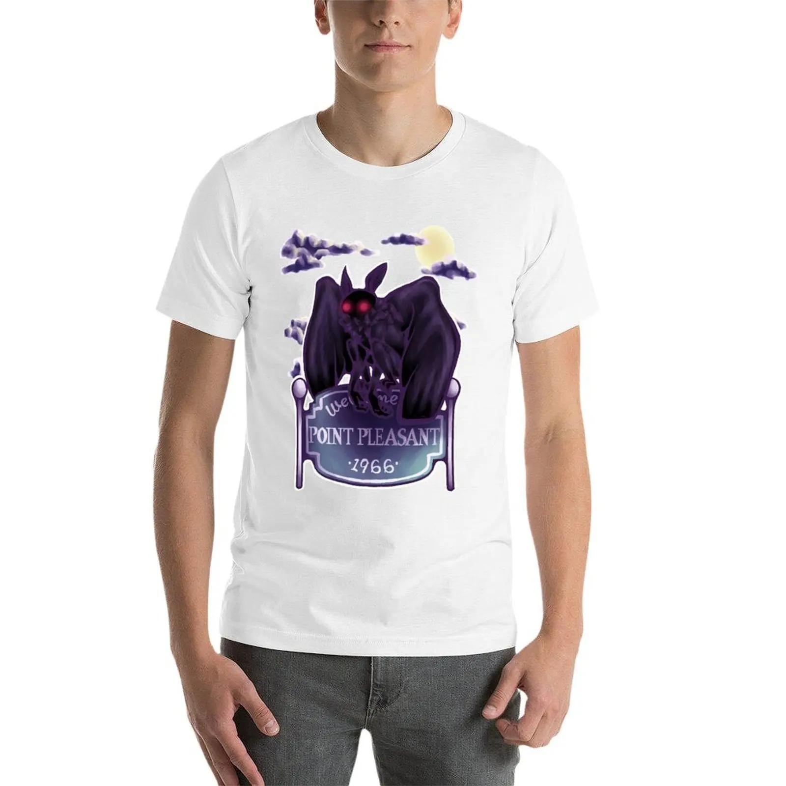 Camiseta Mothman com estampas camiseta masculina