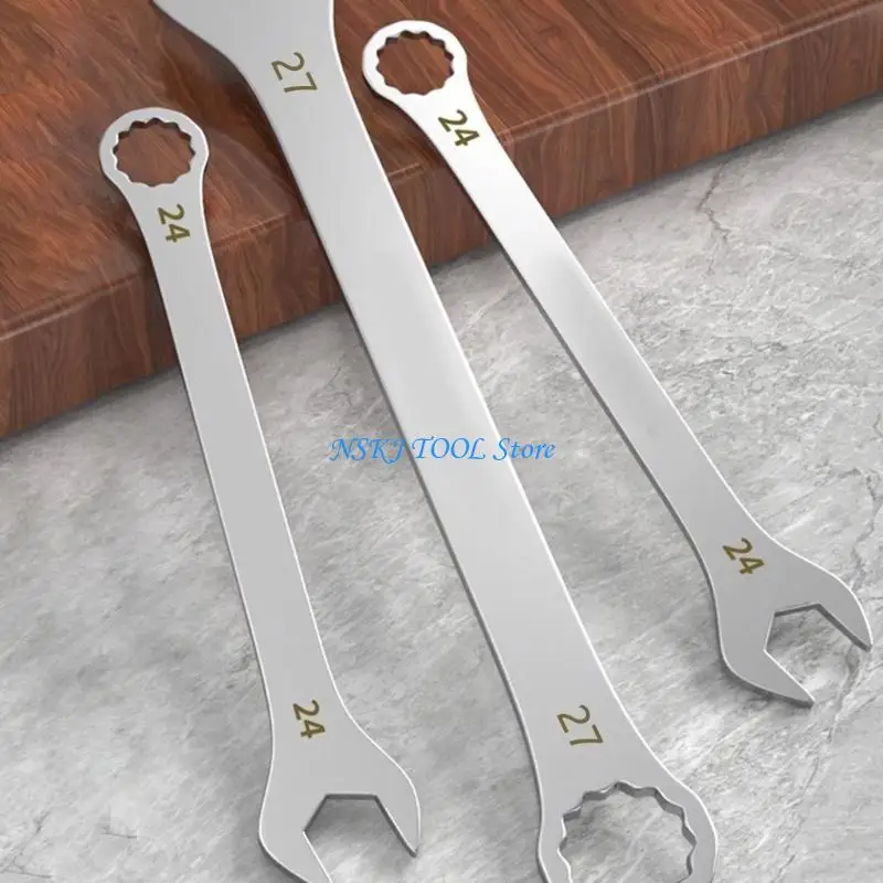 

L8RC Portable Twin Head Wrench Spanner for Narrow Environment Confined Spaces Fixes
