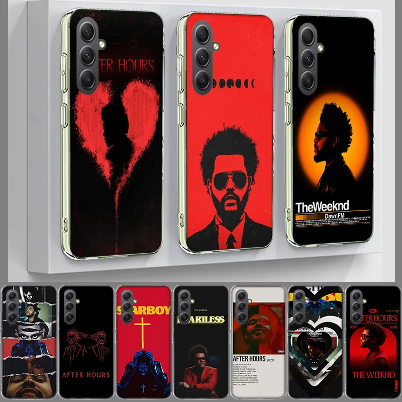 The W-Weeknd M-Minimalist P-Poster Cover For Samsung A54 A34 A24 A14 A53 A33 A23 A13 A52S A32 A22 A12 Phone Galaxy A03 A04 A02S