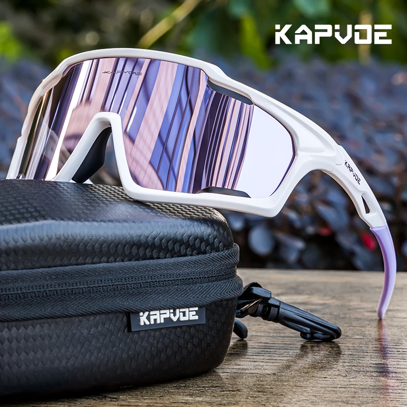 Kapvoe gafas de sol UV400 gafas de ciclismo MTB montar patinaje gafas de sol MTB gafas para hombre mujer bicicleta senderismo gafas
