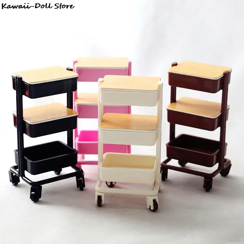 Dollhouse Miniature Furniture Shelf Bookshelf Storage Display Rack Kitchen Storage Rack Dollhouse Furniture Accessories