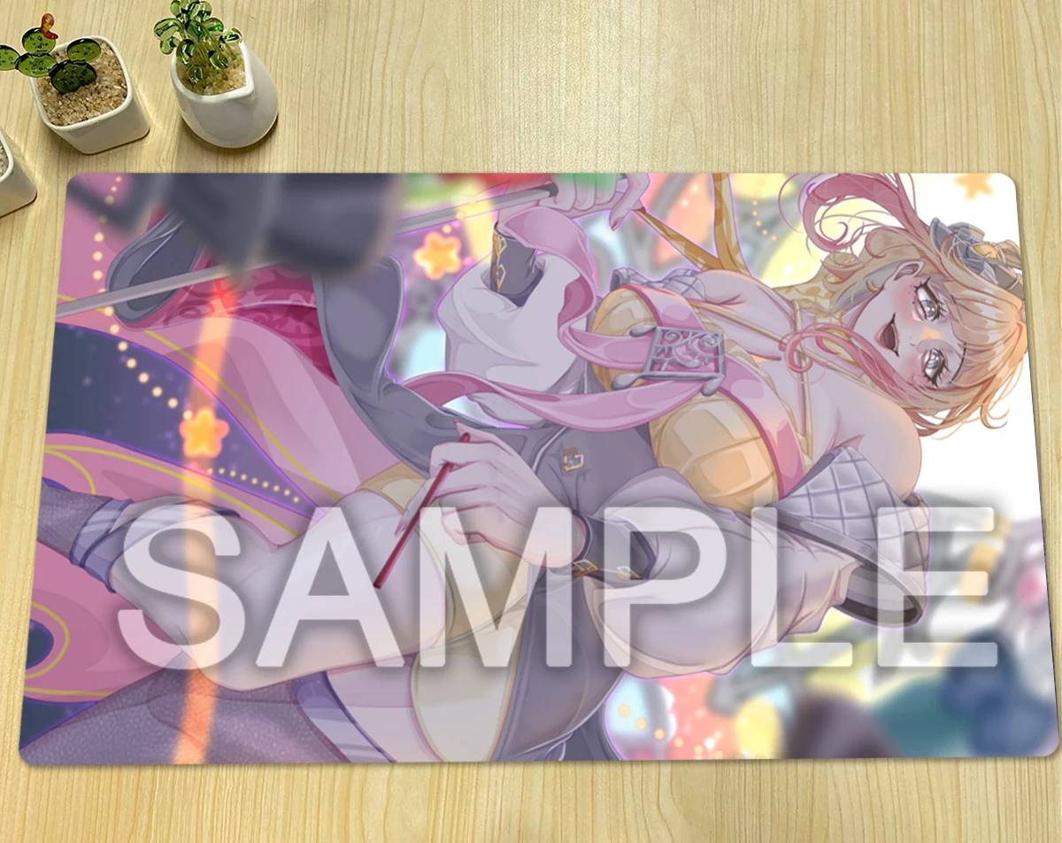 YuGiOh Playmat Aromalilith Magnolia TCG CCG Mat Board Game Pad Trading Card Game Mat Table Desk Rubber Gaming Mousepad Free Bag