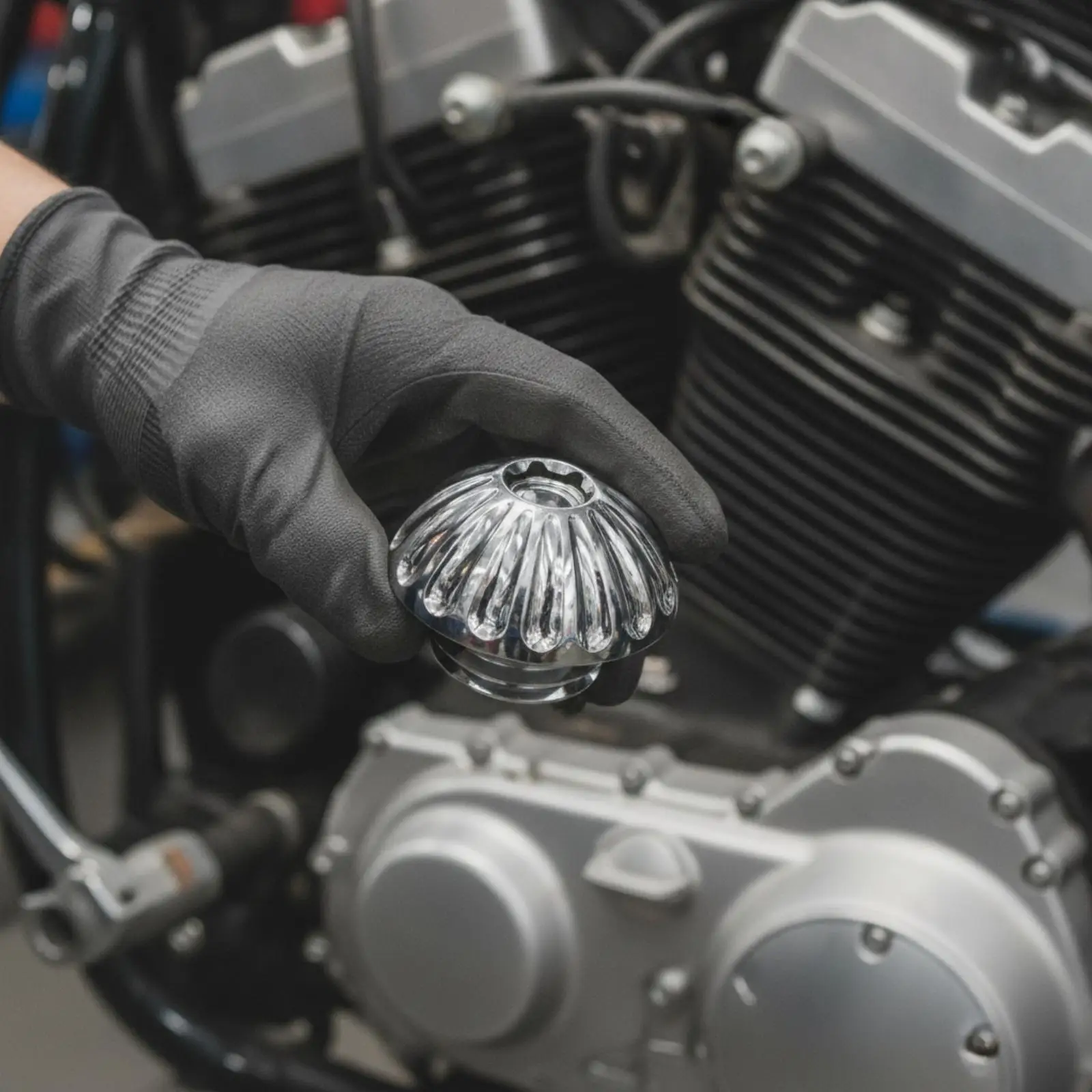 Direct Fit Aluminum Alloy Oil Filler Cap for Motorcycle Classic Adventure 100cc T120 Garage Upgrade Part