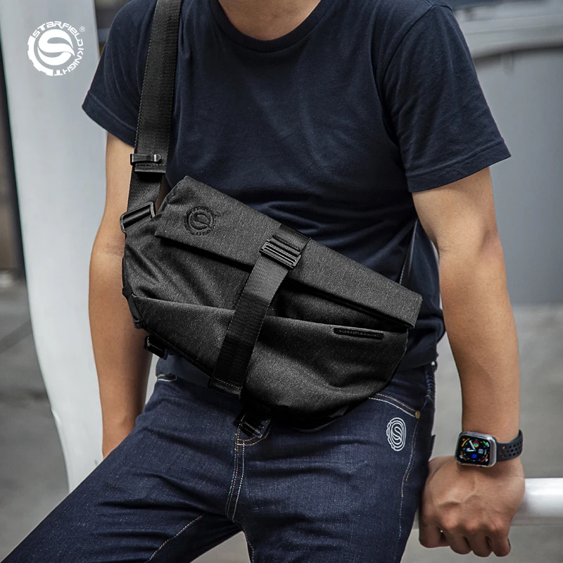 

SFK Motorcycle Cycling Crossbody Bag Large Capacity Splash-proof Water Fabric Men Women Riding Gears Outdoor Riding Tools Pack