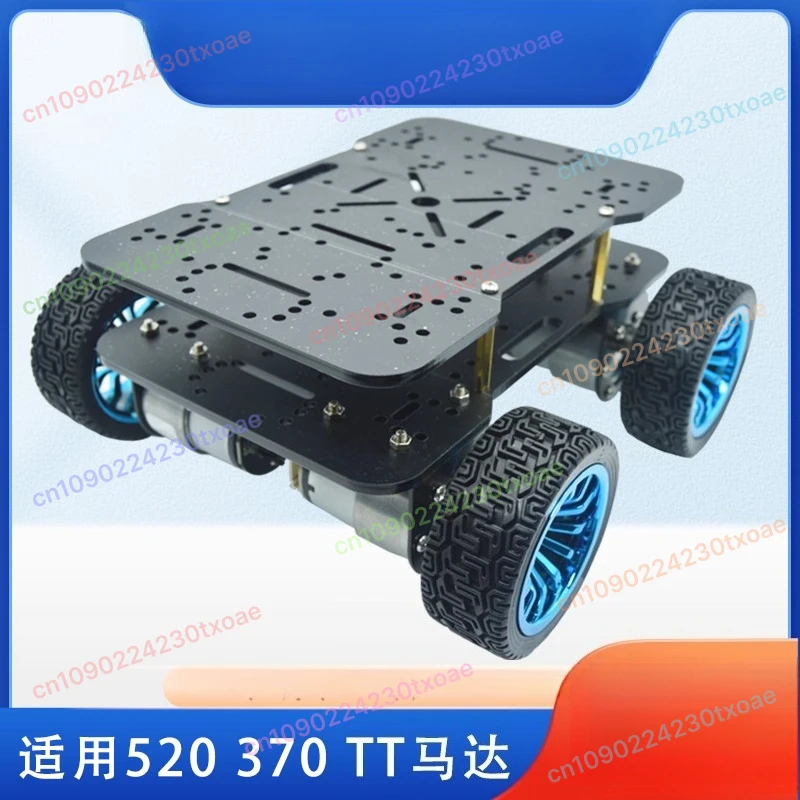 4WD Smart Car Chassis with Bluetooth - DIY Tracking & Obstacle Avoidance Robot for STEM Education