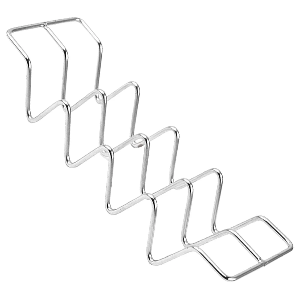 

3pcs 304 Stainless Steel Taco Holders Burrito Rack Pancake Shelf Easy Filling Eating High Low Temperature Compact Storage Long