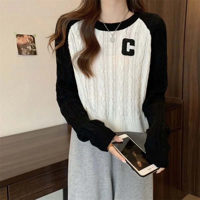 Pullovers Women Casual Design Harajuku Y2k Clothes Autumn Temperament High Street Fall Fashion New Cozy Sweaters Chic 2023