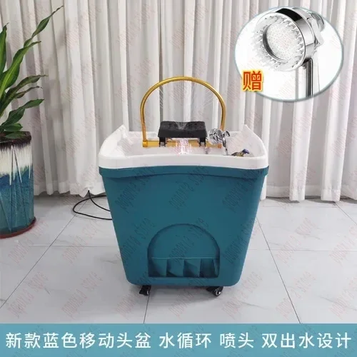 Mobile Shampoo Basin Beauty Ear Cleaning Hair Care Center Health Water Circulation Head Treatment Fumigation Spa Machine