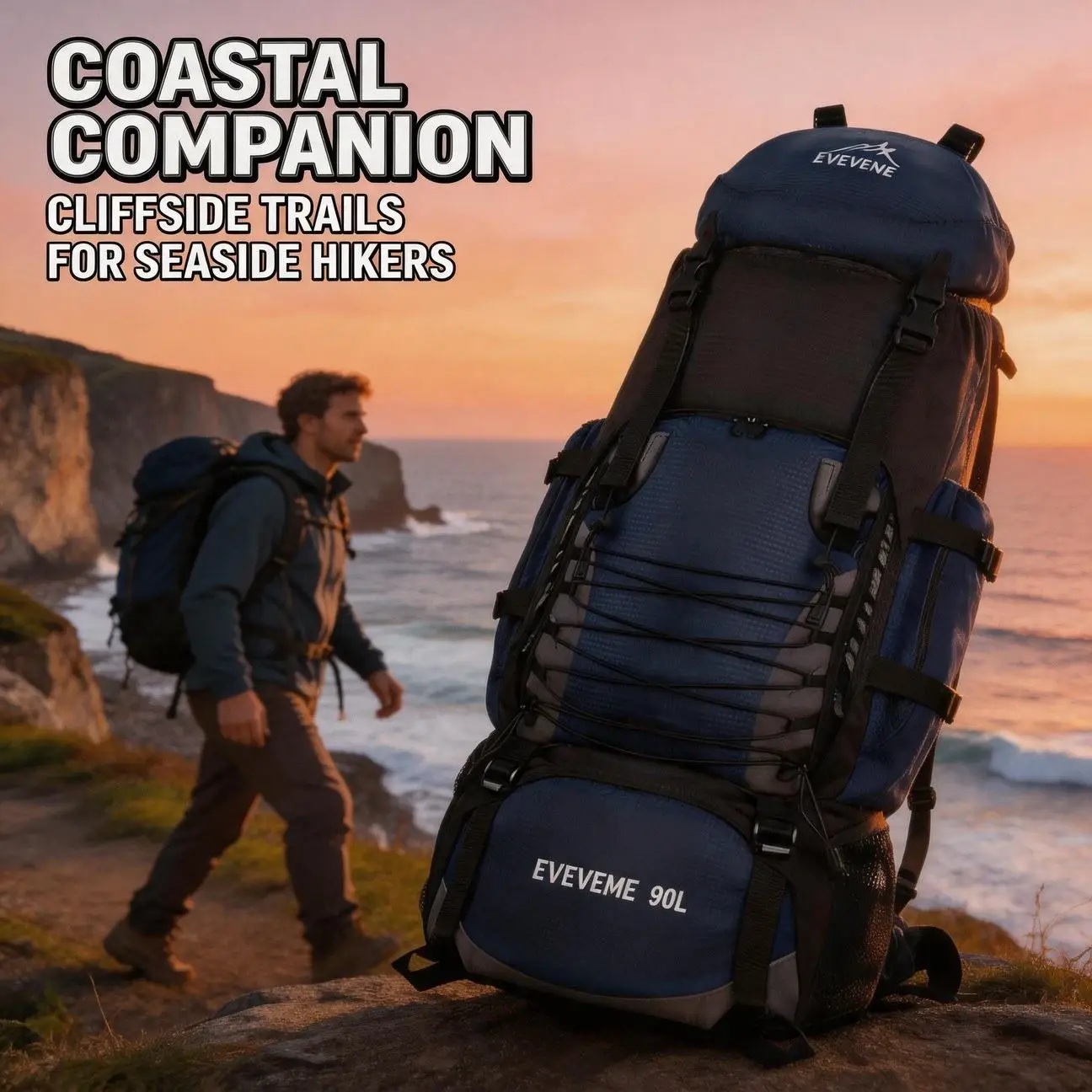 Pro Hiking Backpack Outdoor Mountaineering Camping for Gym and Sport