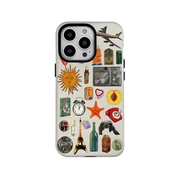 Trendy Picture World Anime 2-in-1 Strengthened Chic Phone Case for IPhone 14 13 Pro Max Back Phone Cover for 12 11 Pro Max Capa