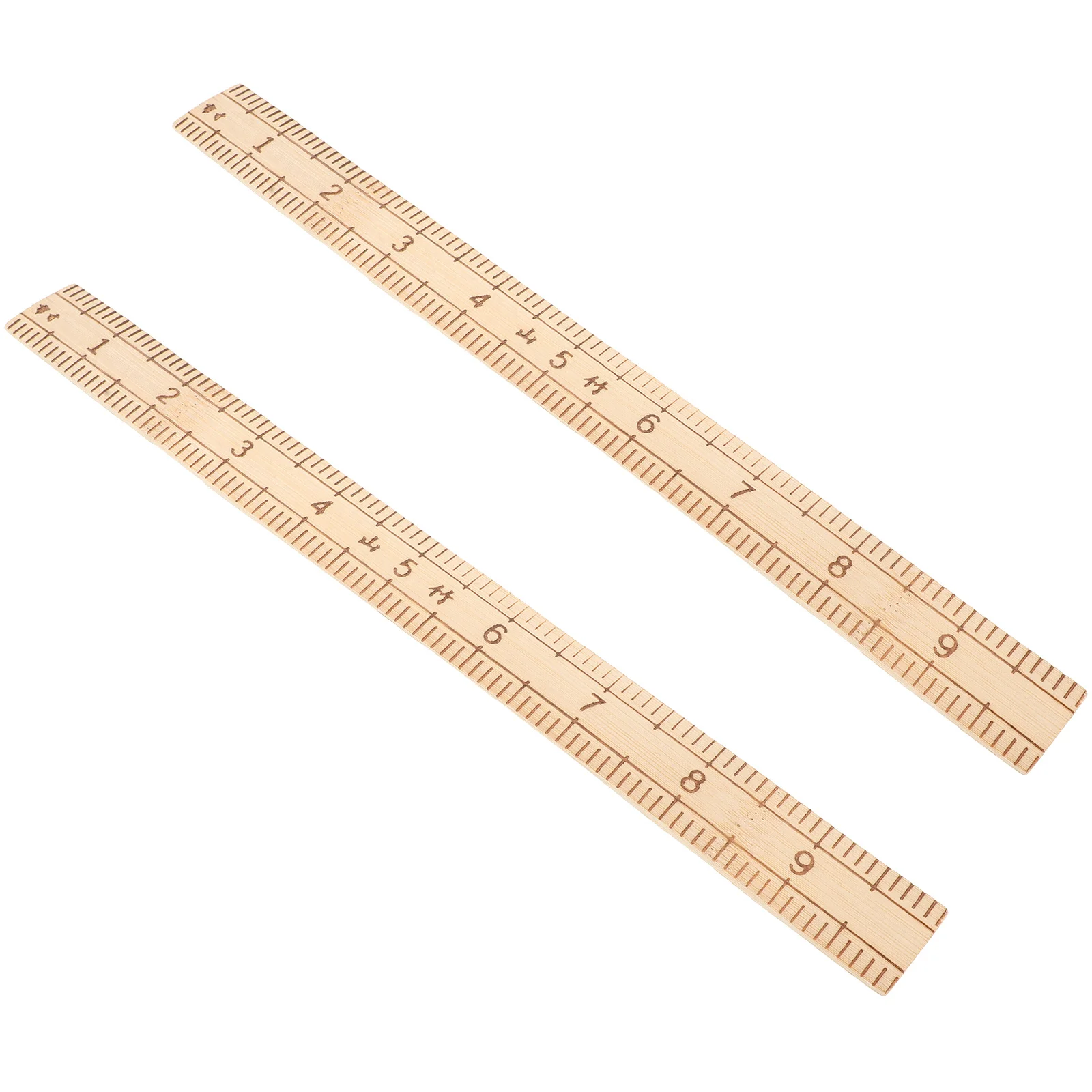 2 قطعة قياس الملابس قطع حاكم خشبي خياط حاكم أداة الخياطة الحرفية قياس دقيق متعدد الاستخدام الخشب الخياطة العرض #6