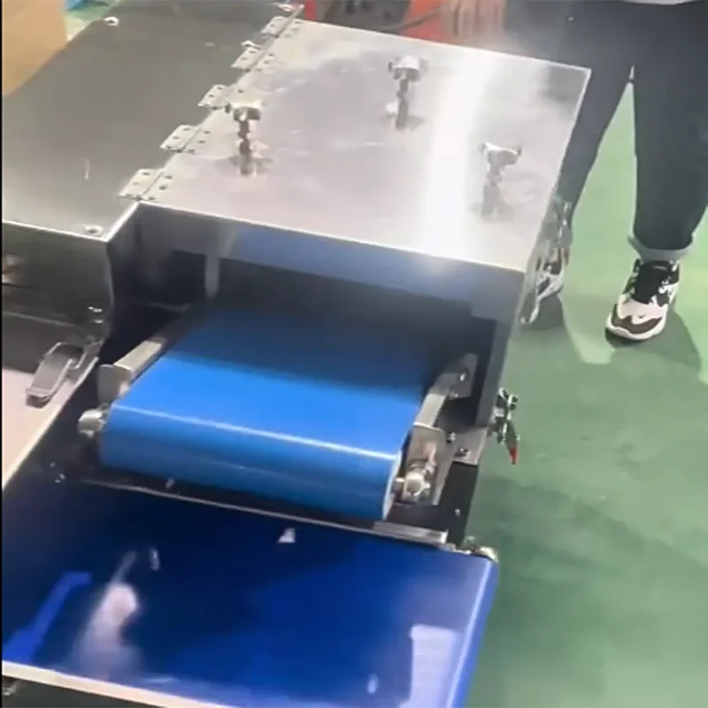 304 Stainless Steel Belt Conveyor Chicken Breast Dice Cube Cutter Filleting Machine Small Fresh Meat Slicer